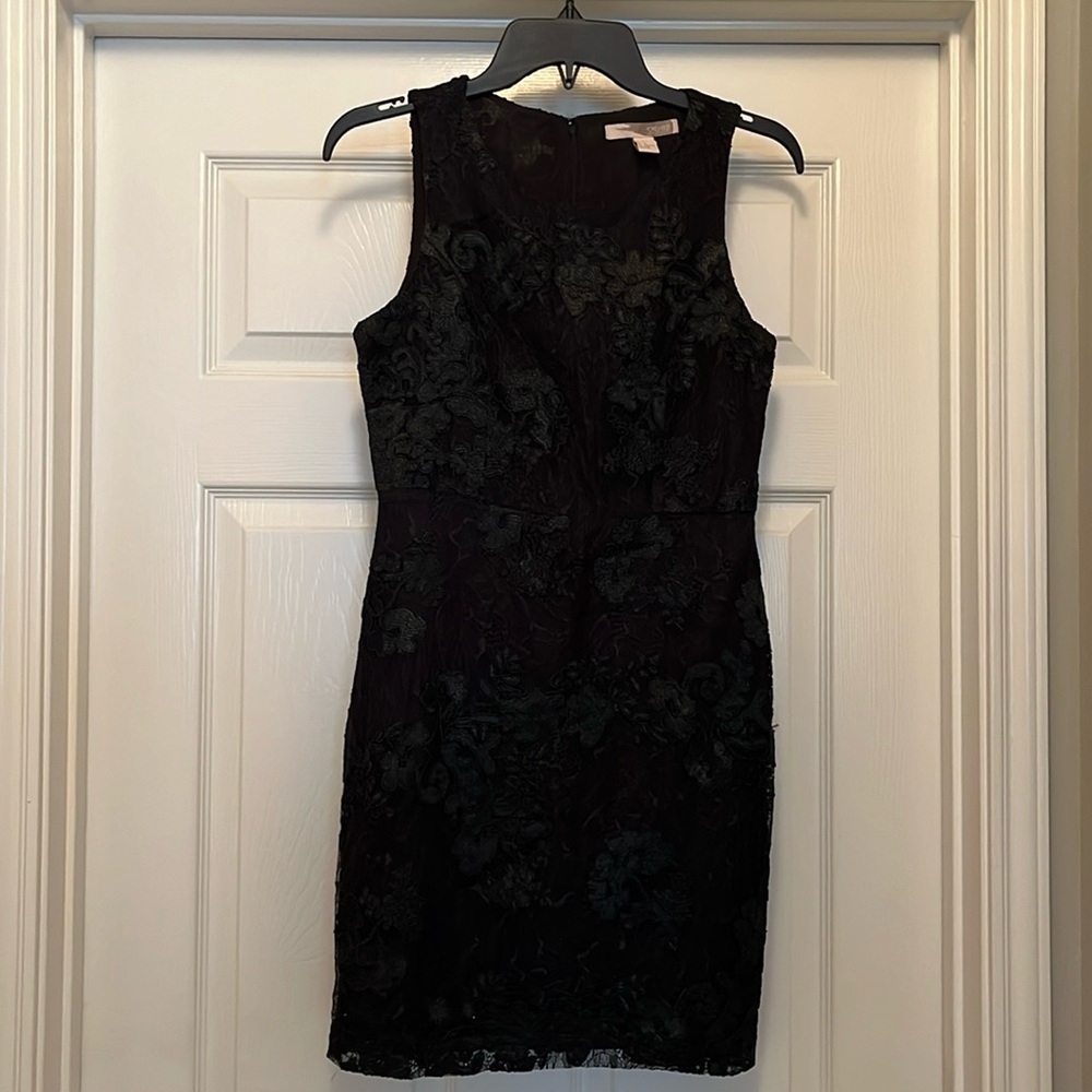 XXI black lace dress size small.